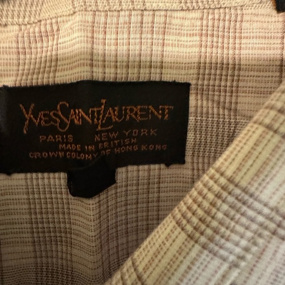 Yves Saint Laurent Made in British Men’s Shirt Size 16.5 L RN# 48743 - Picture 3 of 13